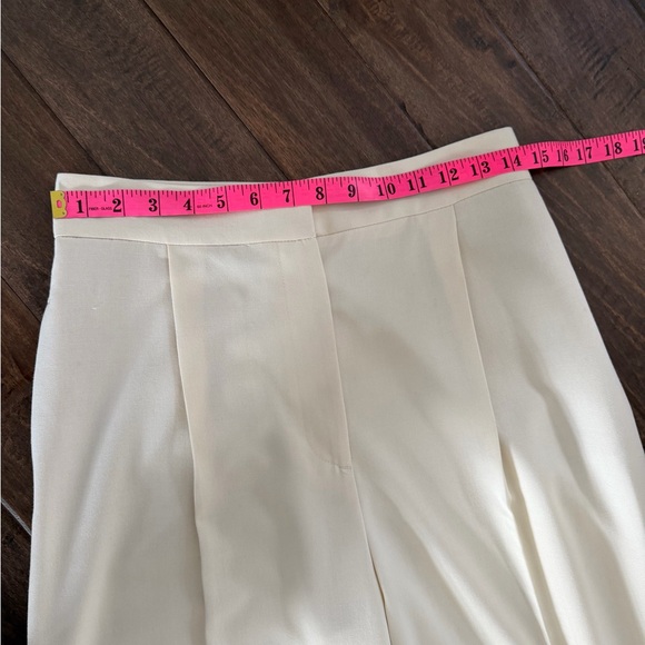 Zara Wide-Leg Cream Trousers - Picture 6 of 7